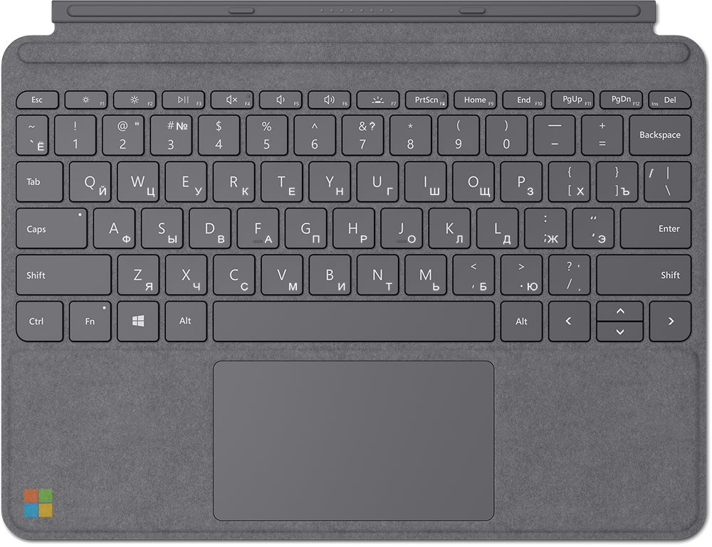 Surface Go Signature Type Cover Platinum