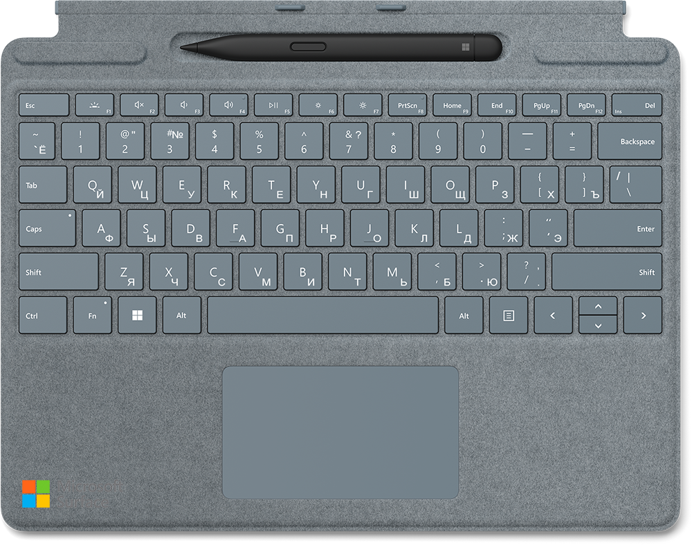 Surface Pro Signature Keyboard Ice Blue + Slim Pen 2